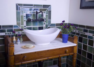 Thomas Buckborough Bathroom Sink Detail